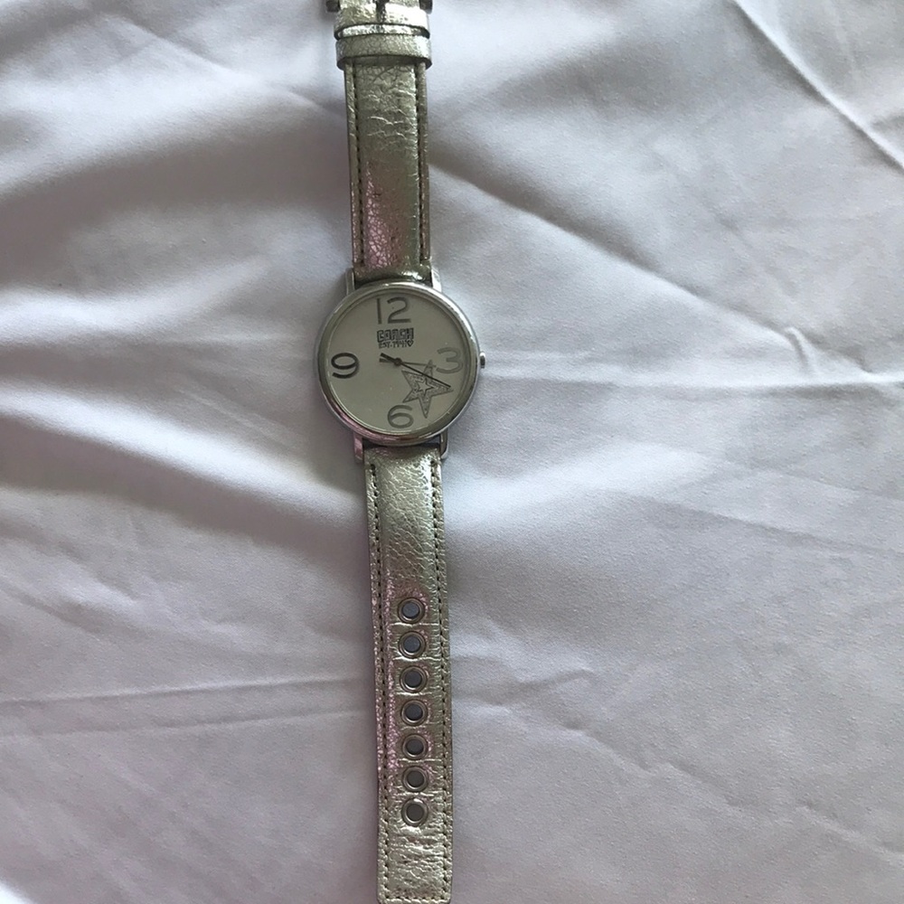 Coach Poppy leather watch - Picture 2 of 4